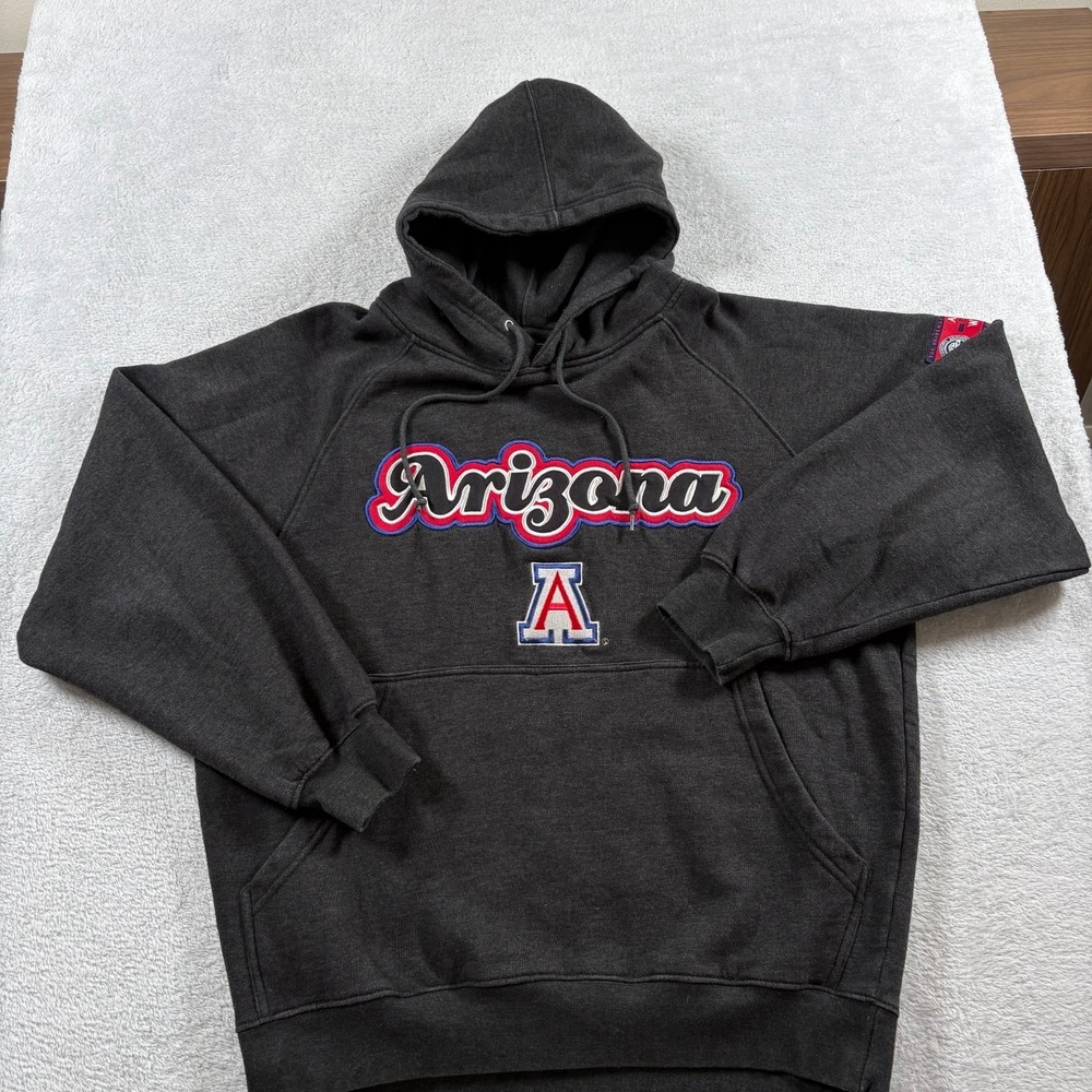 Team Edition NCAA Arizona Wildcats Basketball Hoodie Mens Medium Charcoal Sports